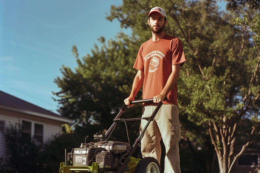 lithium ion battery powered lawn mowers