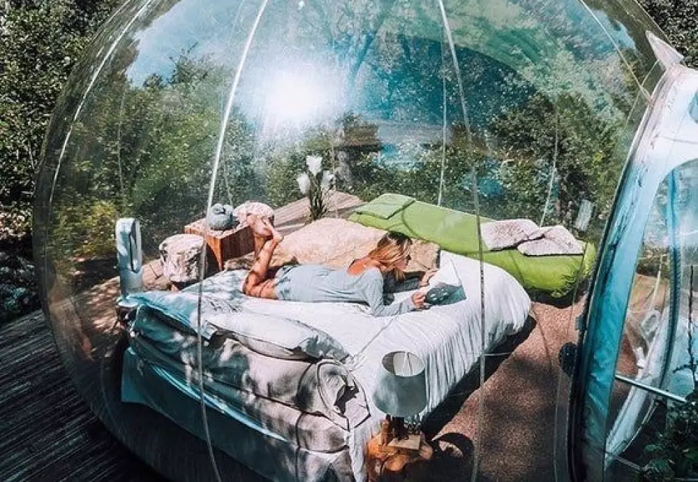 transparent crystal tents