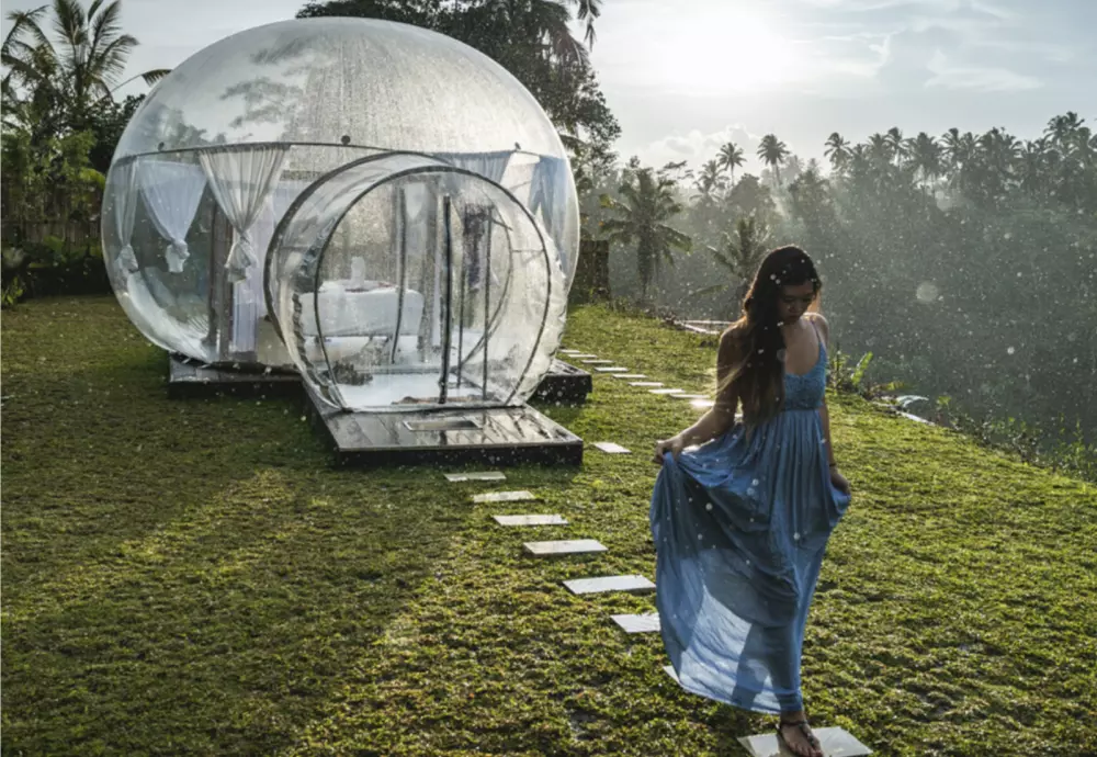 bubble tent house dome outdoor clear